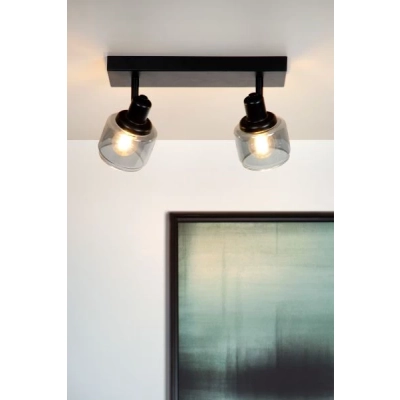 lafabryka.pl Lampa sufitowa black 2xE14 spot BJORN 77979/02/30 Lucide